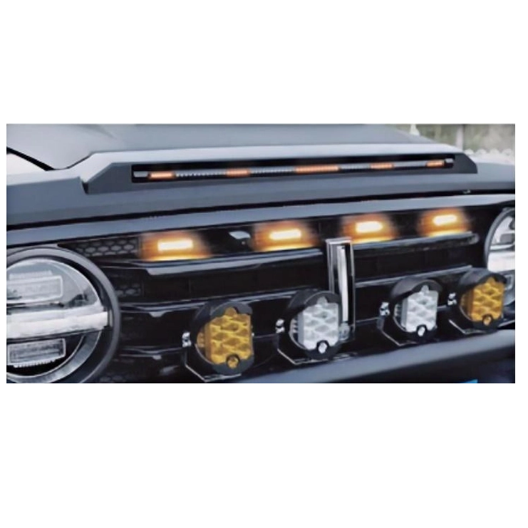 Yellow Grille Light And Hood / Bunnet Guard for Tank 300