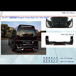 Auto Body kits for Benz Vito W447, Dragon Scale Style.C