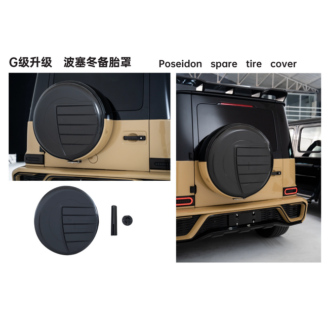Poseidon Spare Tire Cover for G-class