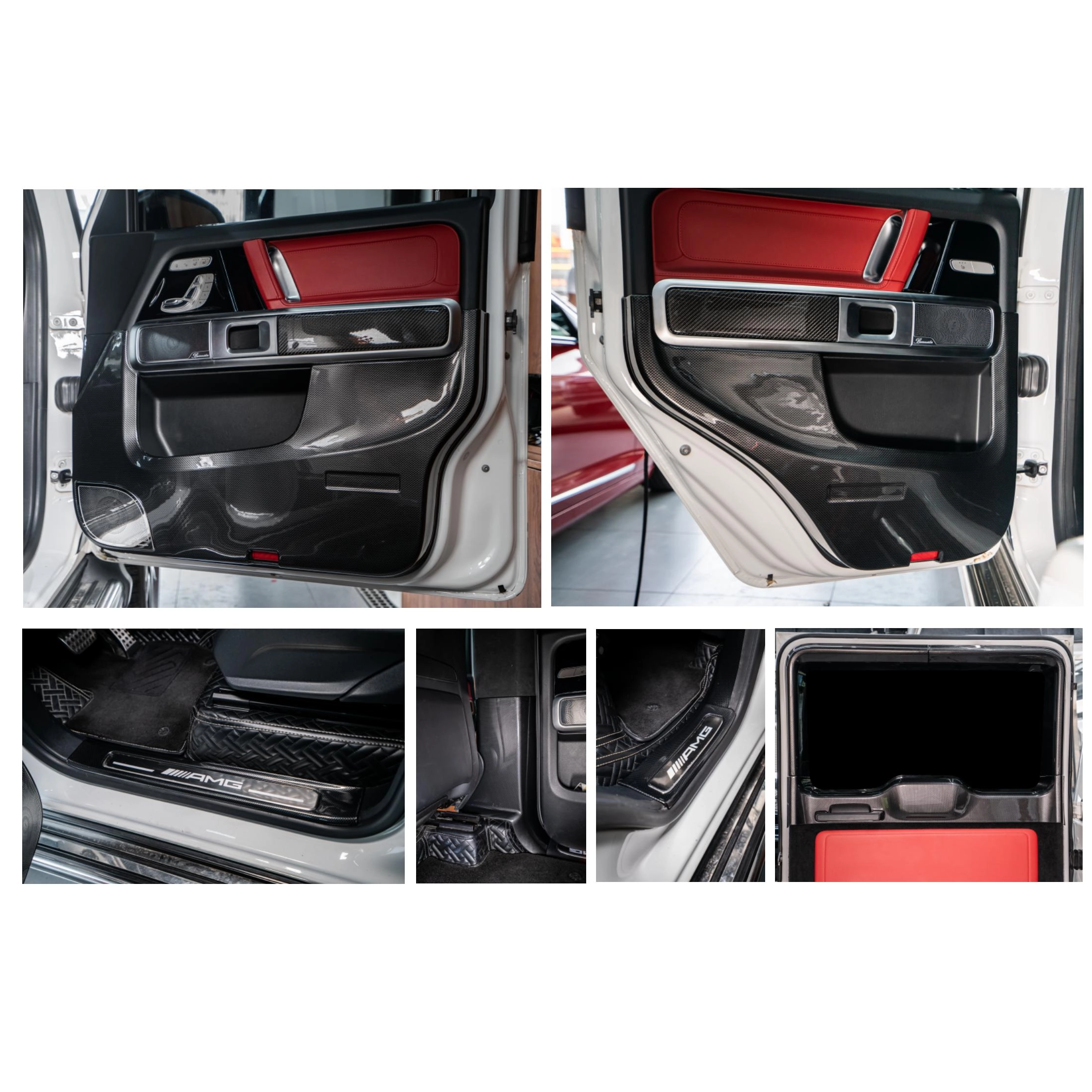 Interior Carbon Fiber fiber veneer for Benz G-Class - Custom - fit interior upgrade.Selena