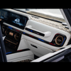 Interior Active Ambient Lighting Upgrade Kit - 8-Piece Carbon Fiber & Black Piano Finish for Benz G-Class.C