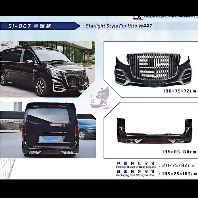 Auto Body kits for Benz Vito W447, Starlight Style.C