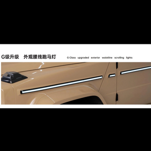 Upgraded Exterior Waistline Scrolling Lights-2nd Gen with Smooth Animation & Easy Install for Benz G-Class.C