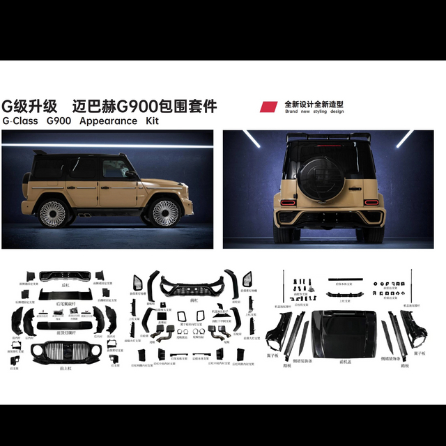 Auto Body Kits for Benz G-900,Designed for Mercedes G-Class Upgrades.Selena