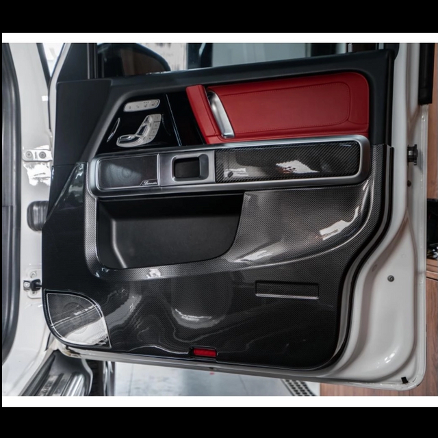 Upgraded Interior Carbon Fiber Veneer for Benz G-Class, Custom Trim Upgrade.Z