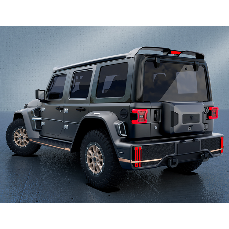 OffRoad Style Body Kit Car Spare Auto Parts for Jeep Wrangler Bumper Auto Lights