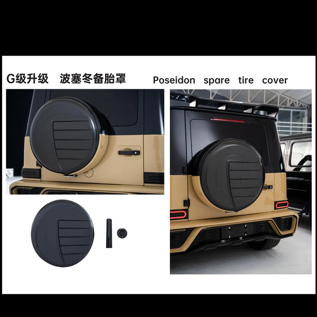Poseidon Spare Tire Cover for Benz G-Class, Custom Off-Road Aesthetic Upgrade.Z