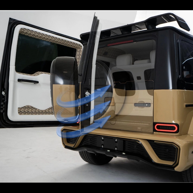 Trunk Luminous Mat for Benz G-Class, AMG & BRABUS Logo Styles.C