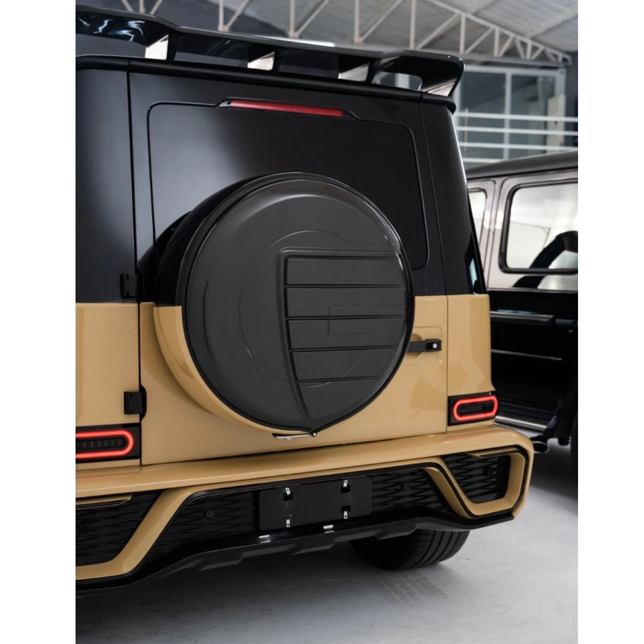 Poseidon Spare Tire Cover for Benz G-Class, Custom Off-Road Aesthetic Upgrade.y