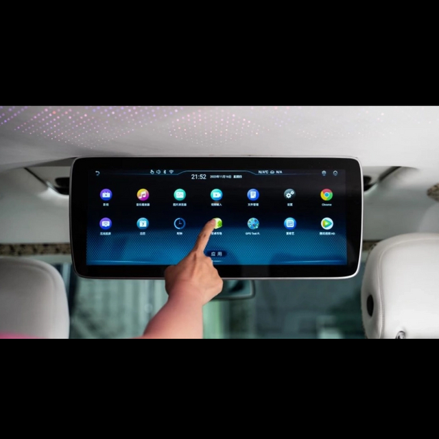 Upgraded Business Trip Ceiling TV for Benz G-Class, 25-Inch, Smart Control.Z