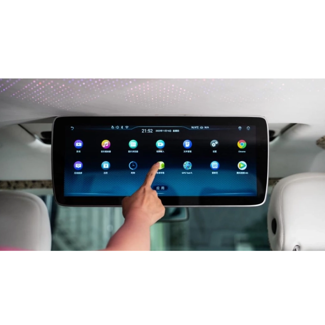 Business Travel Roof-Mounted TV for Benz G-Class, 25 Inch Touch & Voice Control.C