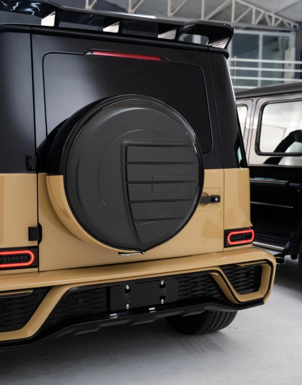 Poseidon Spare Tire Cover for Benz G-Class, Custom Off-Road Aesthetic Upgrade.C