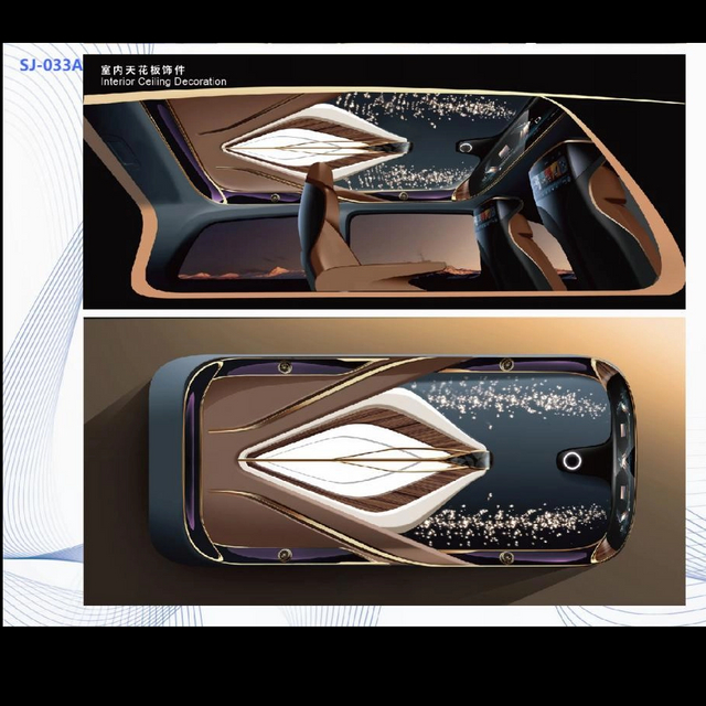Galaxy Series Roof Lining for Benz Vito W447,selena