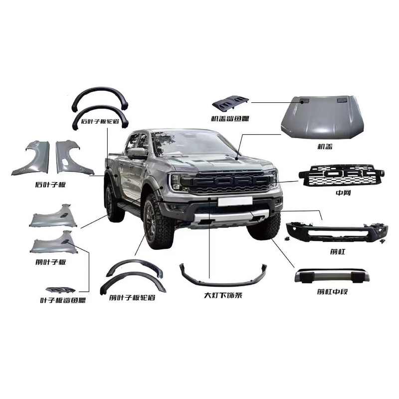 2012-2022 Upgrade 2023 Raptor Body KIt for Ranger