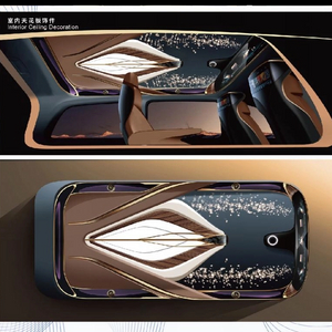 Star Rhyme Interior Roof Trim for Benz Vito W447.C