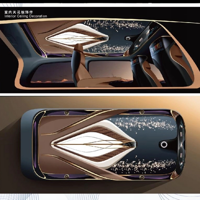 Star Rhyme Interior Roof Trim for Benz Vito W447.C