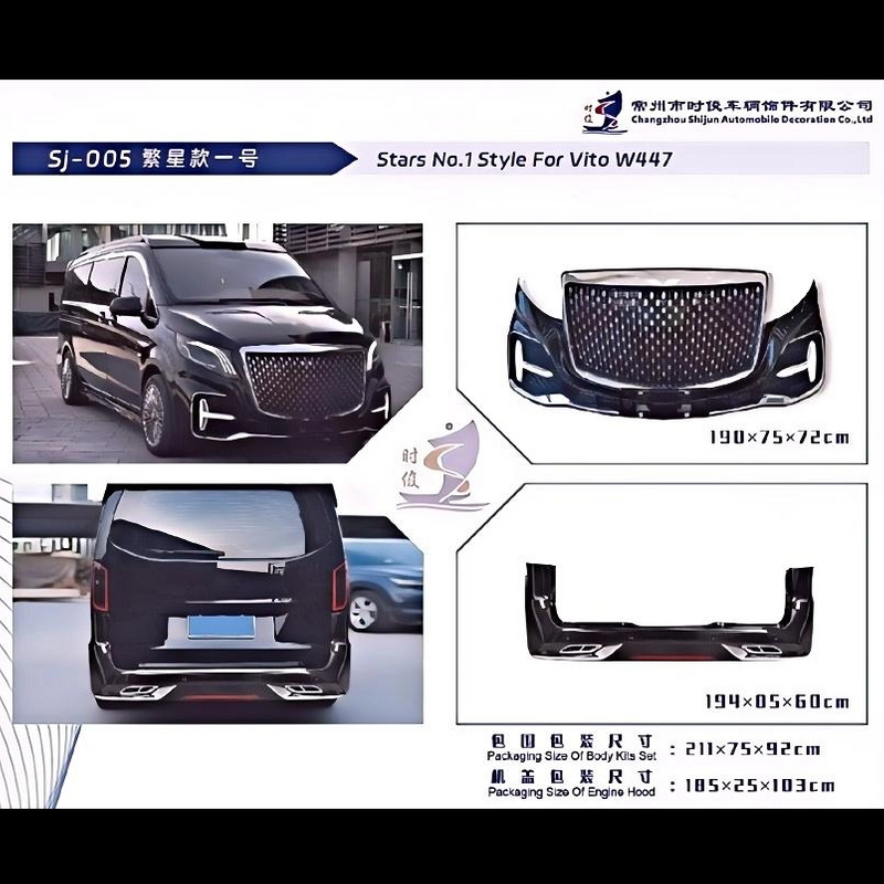 Auto Body kits for Benz Vito W447,Starry-1 Style.C