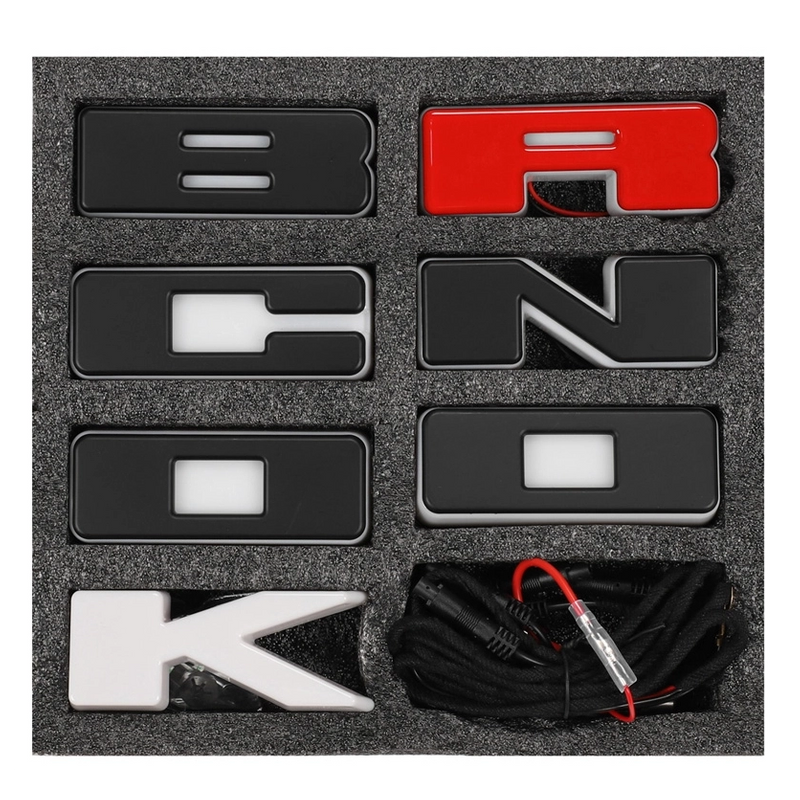 Grille Letter Lights + Grille Lettering for Bronco （2021-2023）