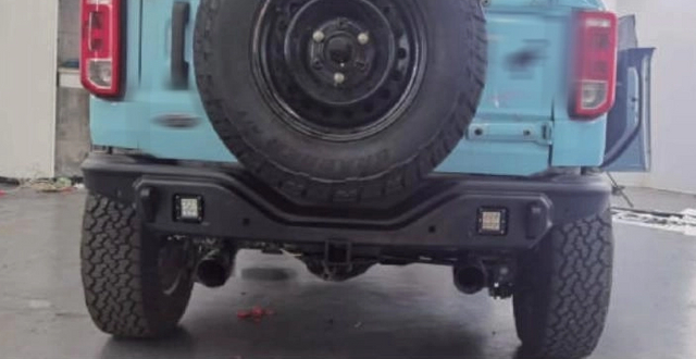 Aluminum Rear Bumper for Bronco 2021+