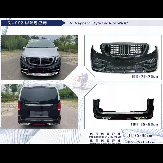 Auto Body kits for Benz Vito W447,Maybach M-Style.C