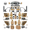 Interior Upgrade Kit Interior Body Kit for Land Rover Defender Full Suede Interior Light Luxury Interior Package