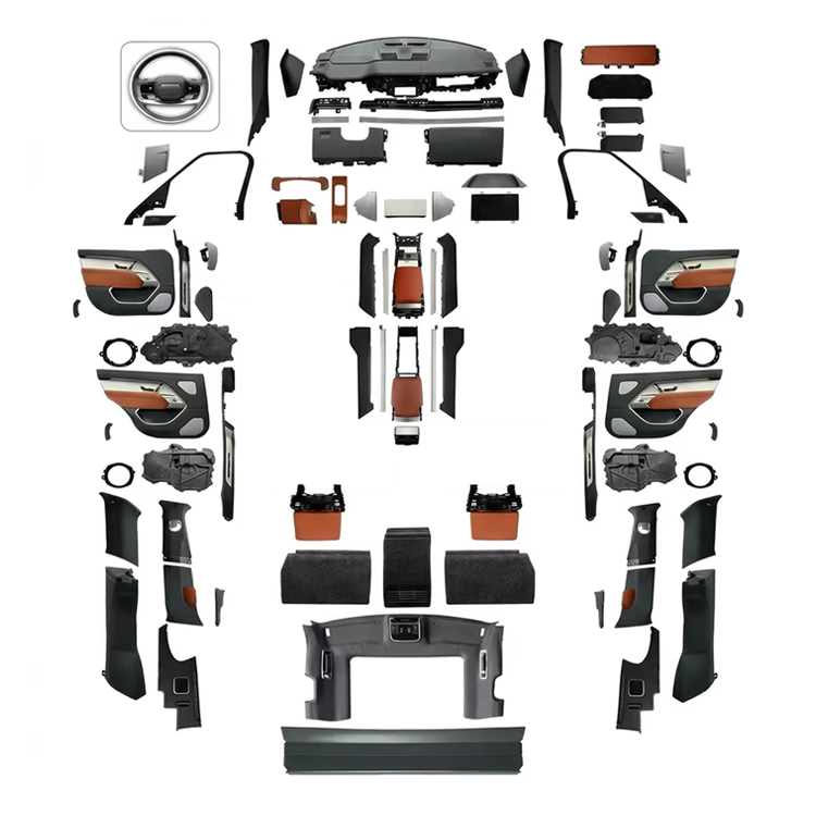 Interior Upgrade Kit Interior Body Kit for Land Rover Defender Full Suede Interior Light Luxury Interior Package